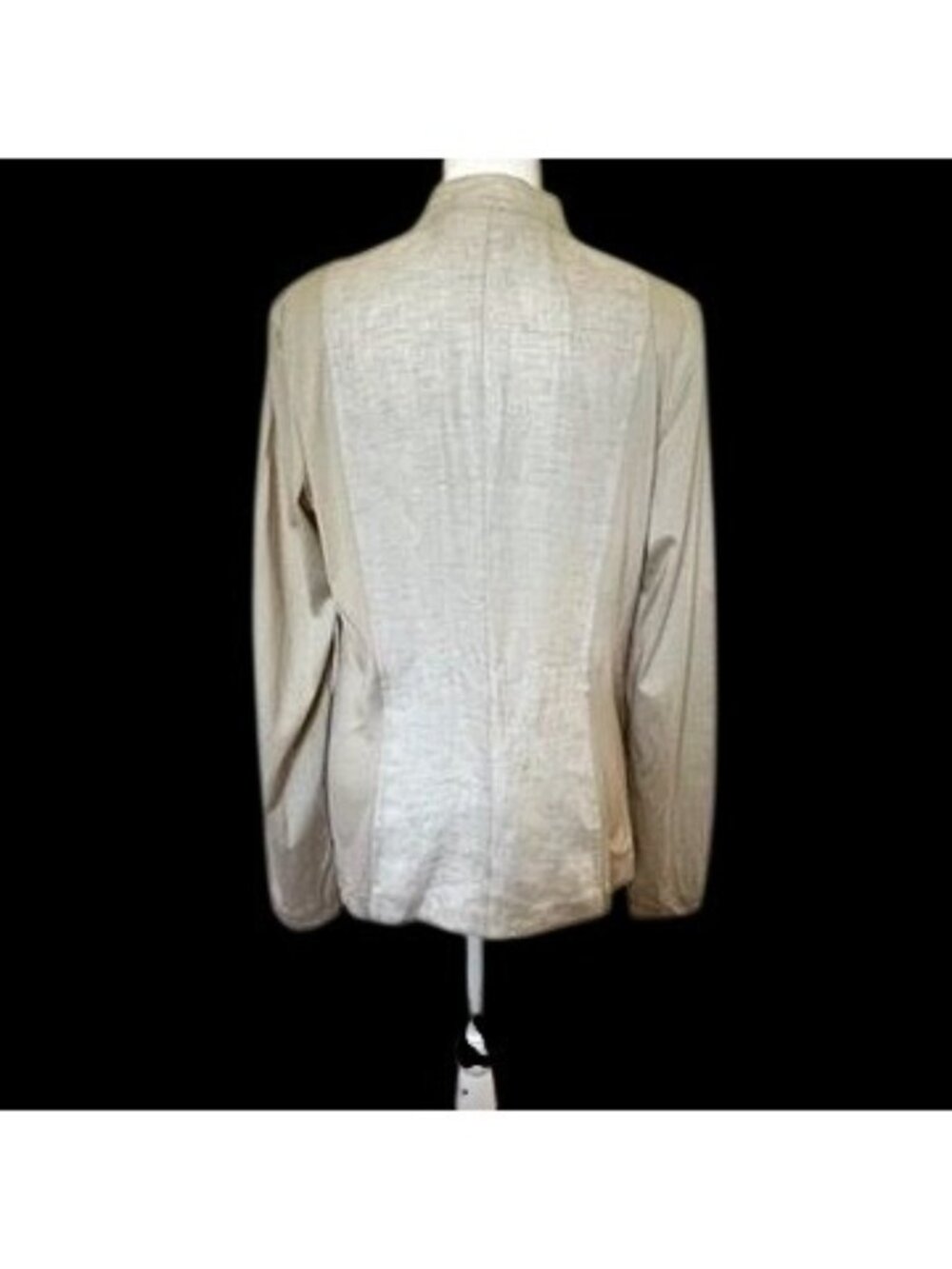 Lafayette 148 New York Raffia Multi Linen Cotton Hemp Blend Blazer Jacket Sz 4 - Picture 4 of 9